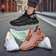 Men's Fly Woven Mesh Breathable Casual Sneakers