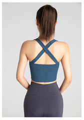 Shock Proof Back Cross Fitness Bra