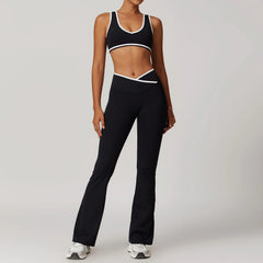 Sportswear Gym Tracksuit High Waist Leggings Sports Bra