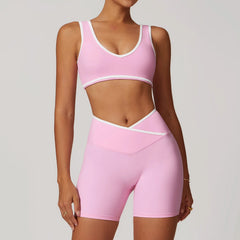 Sportswear Gym Tracksuit High Waist Leggings Sports Bra