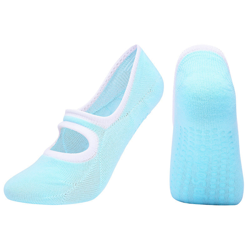 Open-Back Non-Slip Gym Socks