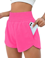 High Top Sports Running Yoga Shorts