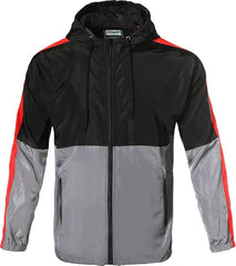 Men's Windbreaker - Breathable Hooded Jacket