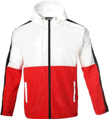 Men's Windbreaker - Breathable Hooded Jacket