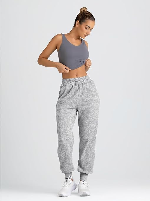 Yovela Womens High Waisted Baggy Sweatpants