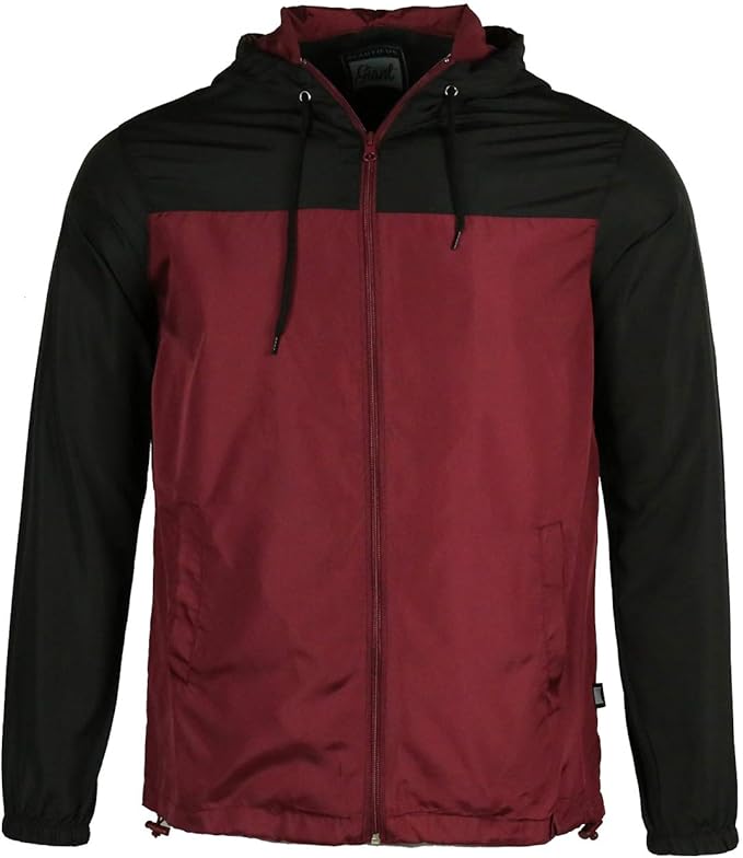 Men's Windbreaker - Breathable Hooded Jacket