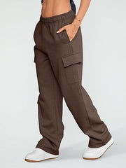 AUTOMET Womens Cargo Sweatpants