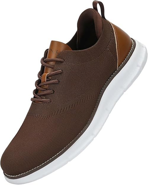 Men's Mesh Dress Shoes Casual Business Lace Up Oxford Sneakers