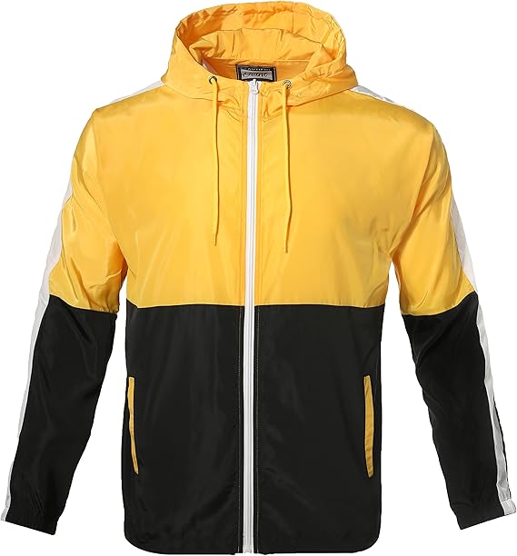 Men's Windbreaker - Breathable Hooded Jacket