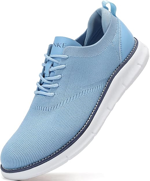 Men's Mesh Dress Shoes Casual Business Lace Up Oxford Sneakers