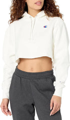 Champion womens Reverse Weave Cropped Cut-off Hoodie