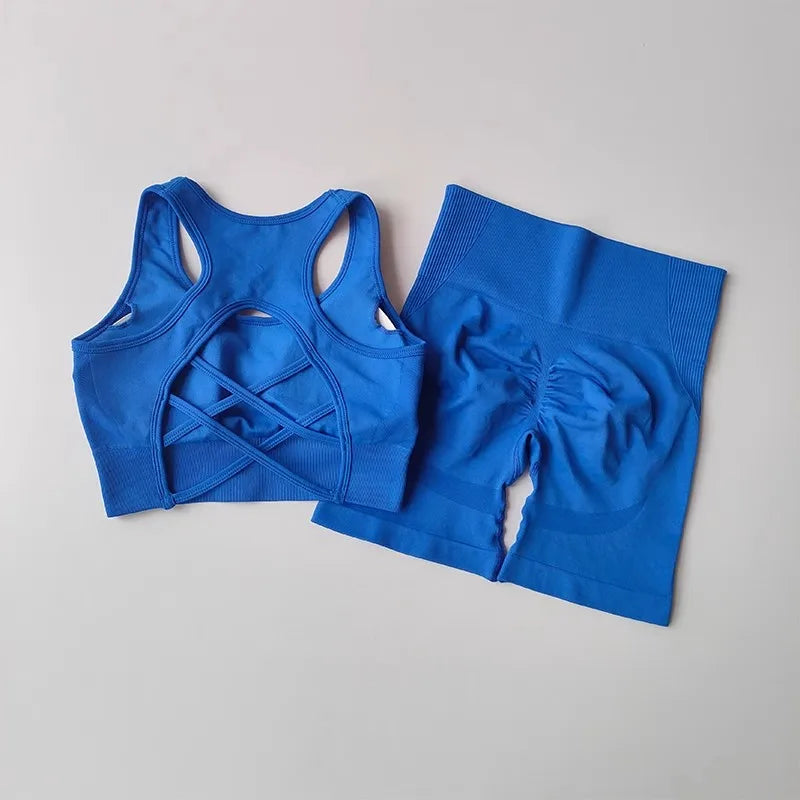 2 PCS Women's Seamless Yoga Set