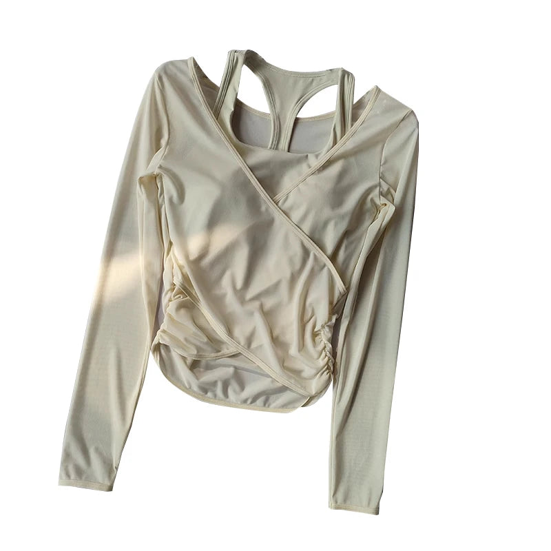 Sexy Mesh Slimming Yoga Suit for Women