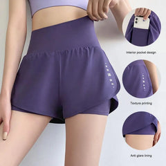 Women Yoga Shorts Breathable Quick Drying Sportswear