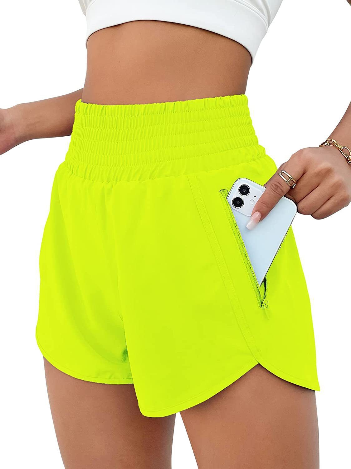 High Top Sports Running Yoga Shorts